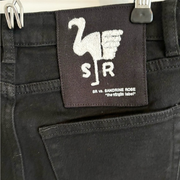 Free People SR vs. SANDRINE ROSE black skinny jeans high rise size 26 new - Picture 4 of 6
